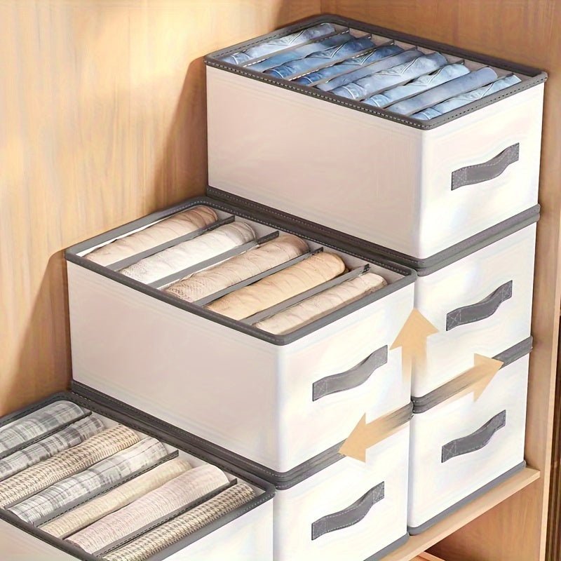 Foldable Drawer Organizer - Space-Saving Storage for Closet Drawers 4