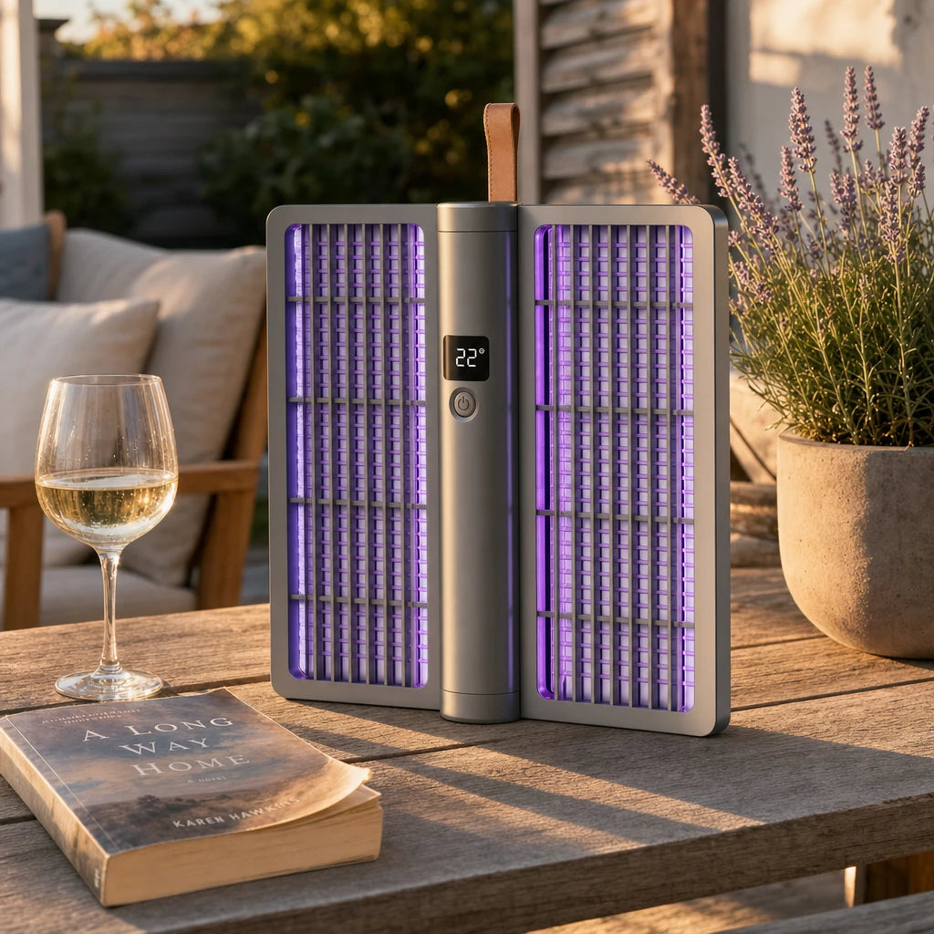 Foldable Electric Mosquito Zapper Lamp - Portable Insect Control & USB Rechargeable 1