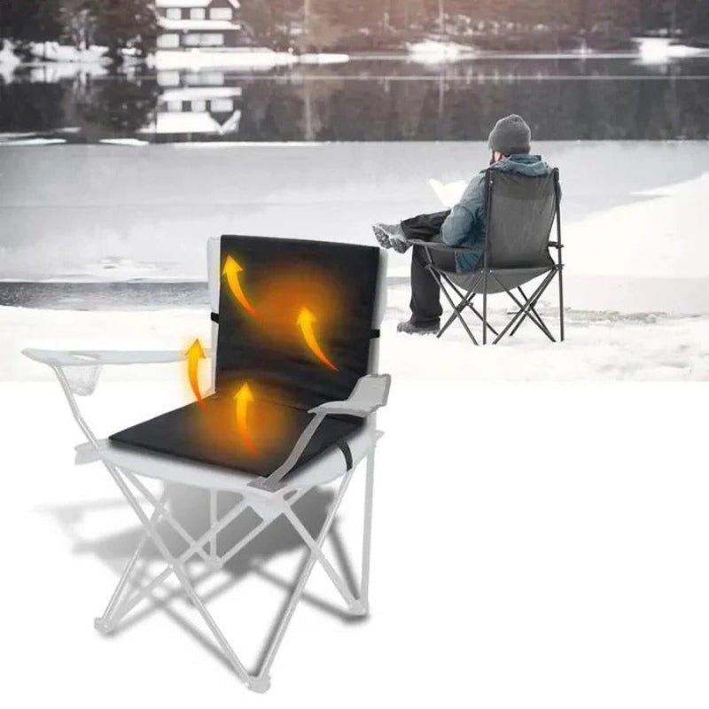 Foldable Heated Seat Cushion - USB Powered, 3 Temperature Settings 4