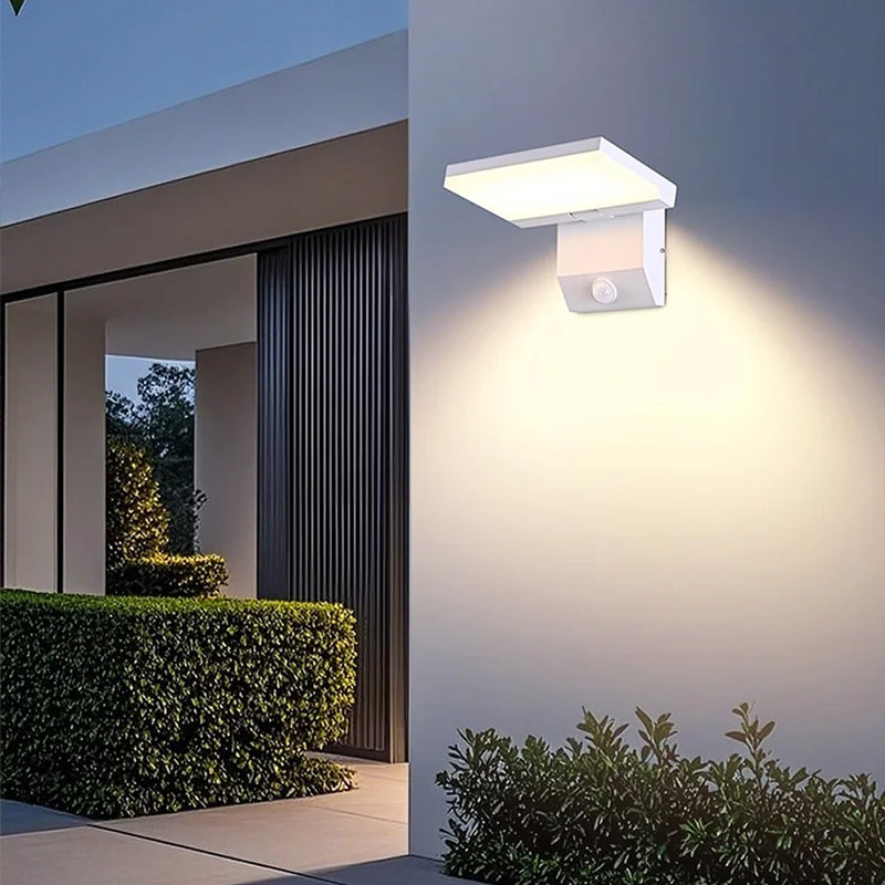 Foldable LED Outdoor Wall Light - Waterproof Motion Sensor, 18W 1
