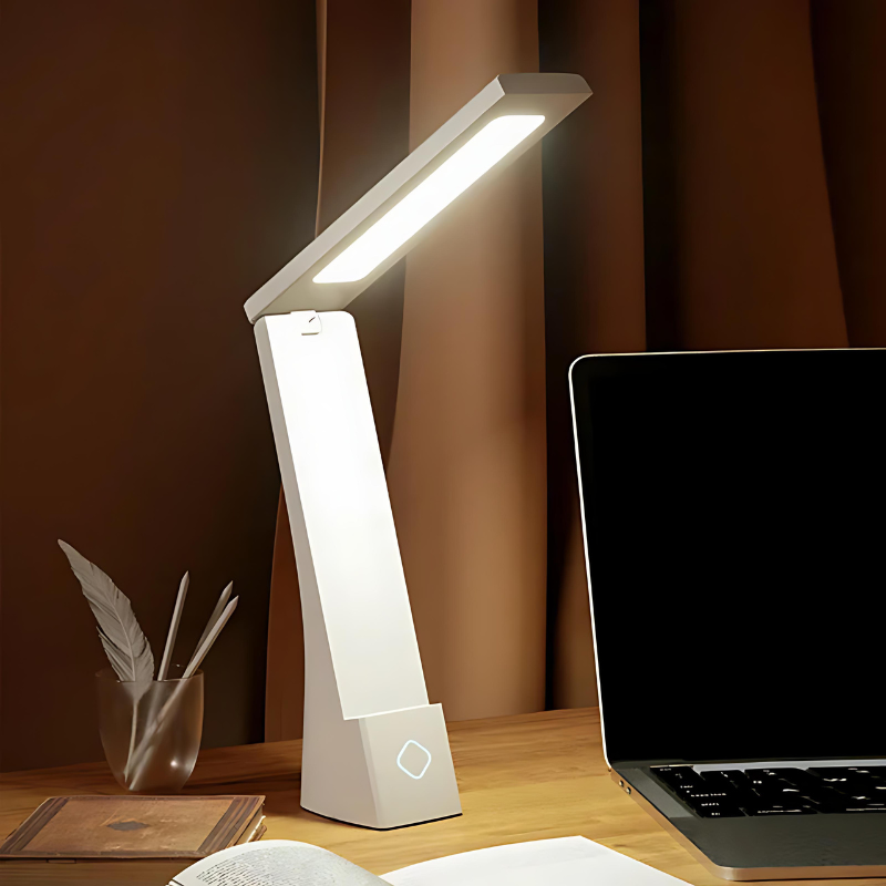 Foldable LED Table Lamp with Touch Control – Modern Minimalist Design for Bedroom or Desk Use 1