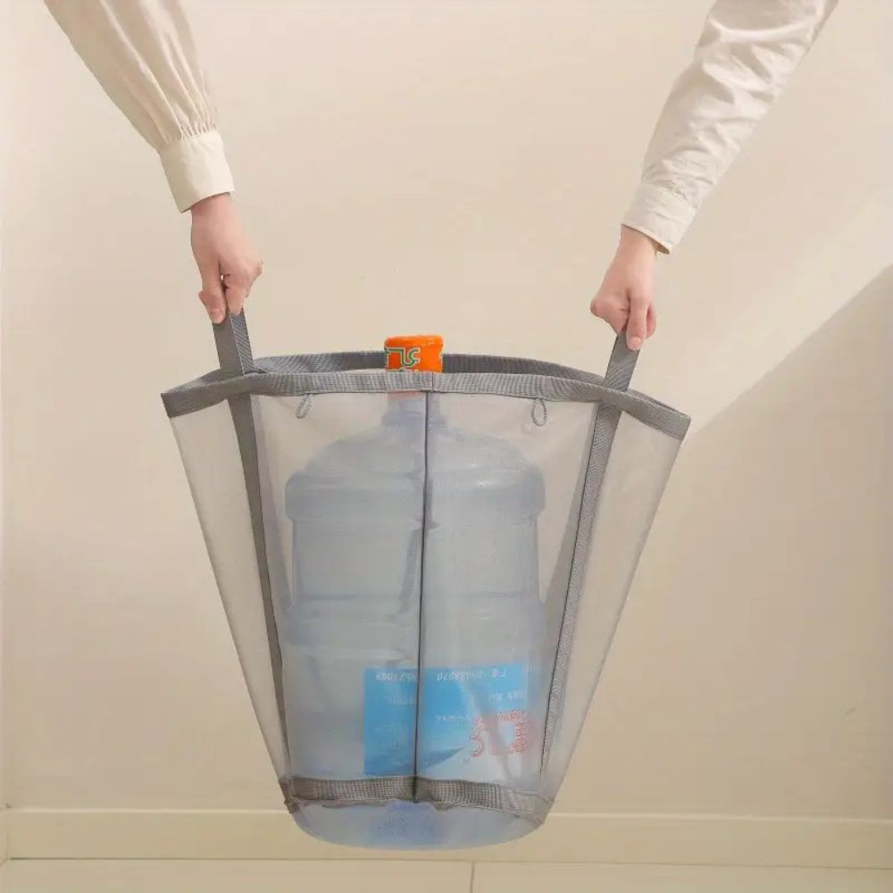 Foldable Mesh Laundry Basket - Durable, Space-Saving, Breathable Design 3