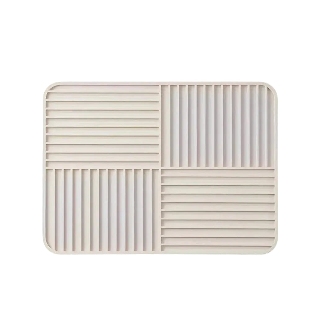 Foldable Silicone Dish Drying Mat - Heat-Resistant & Space-Saving 1