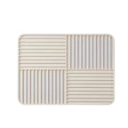 Foldable Silicone Dish Drying Mat - Heat-Resistant & Space-Saving 1