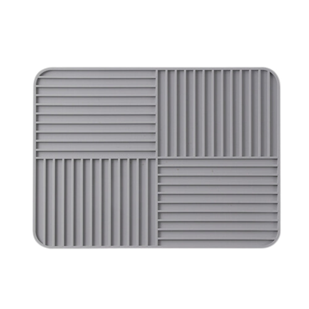 Foldable Silicone Dish Drying Mat - Heat-Resistant & Space-Saving 4