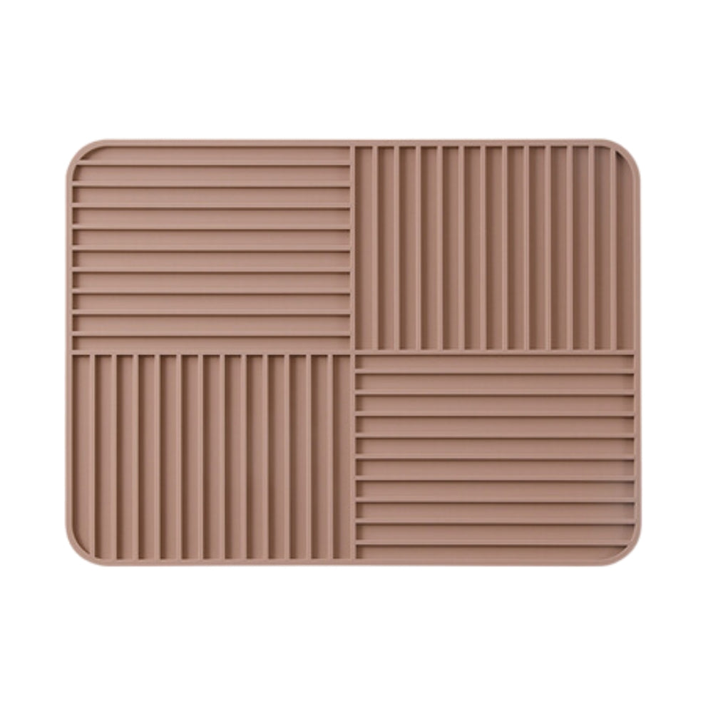 Foldable Silicone Dish Drying Mat - Heat-Resistant & Space-Saving 5