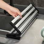 Foldable Stainless Steel Dish Drying Rack - Space-Saving & Durable Design 1