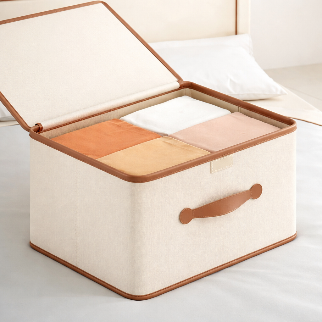 Foldable Storage Box - Durable Oxford Fabric, Space-Saving Organizer 1