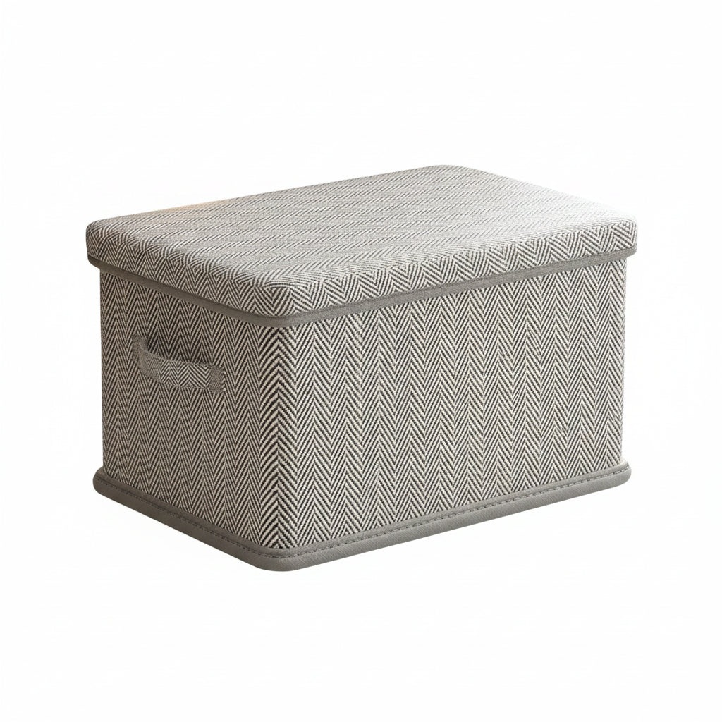 Foldable Storage Box with Lid - Large Capacity Storage Containers for Toys & Clothes 0