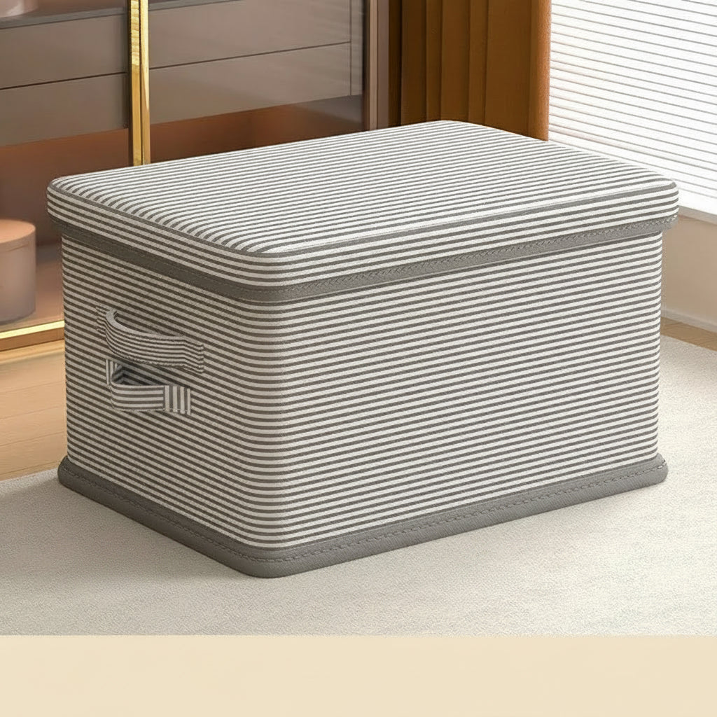 Foldable Storage Box with Lid - Large Capacity Storage Containers for Toys & Clothes 5