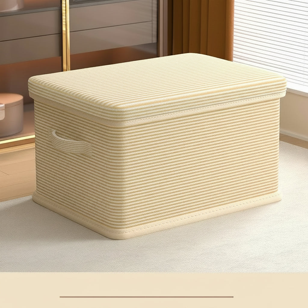 Foldable Storage Box with Lid - Large Capacity Storage Containers for Toys & Clothes 7