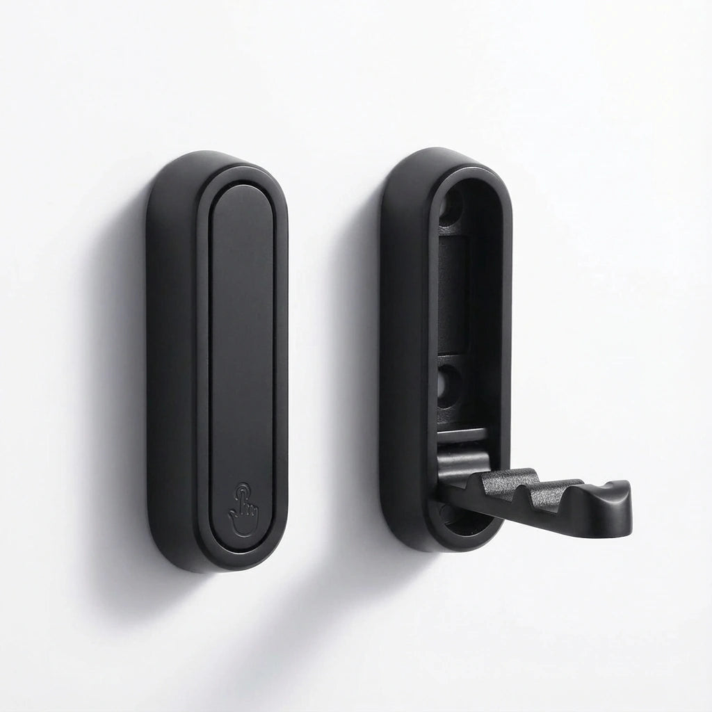 Foldable Wall Coat Hook in Zinc Alloy – Space-Saving 90° Design for Entryways, Bathrooms, and Closets 9