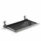 Folding Metal Shelf - Durable Bathroom Storage, Space-Saving Design 0
