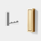 Folding Wall Hooks - Space-Saving Metal Coat Hooks for Any Room 0