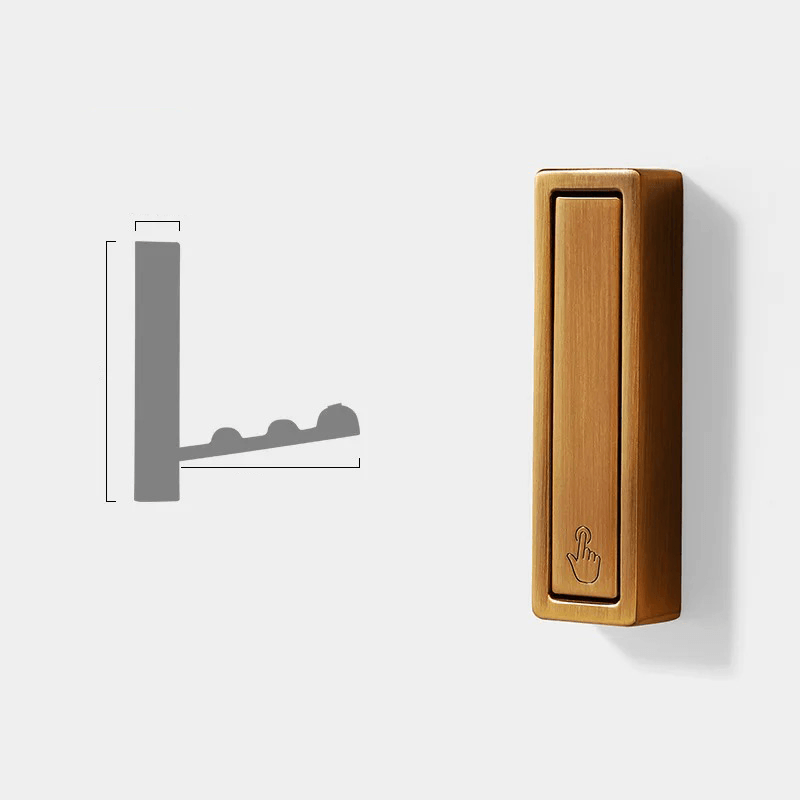 Folding Wall Hooks - Space-Saving Metal Coat Hooks for Any Room 3