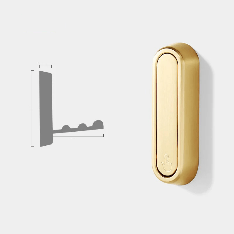Folding Wall Hooks - Space-Saving Metal Coat Hooks for Any Room 4