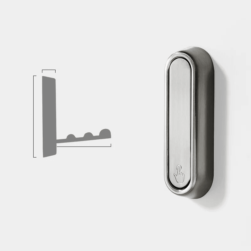Folding Wall Hooks - Space-Saving Metal Coat Hooks for Any Room 5
