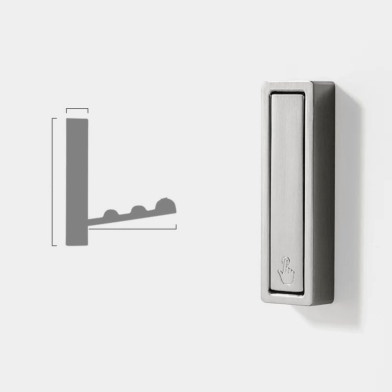 Folding Wall Hooks - Space-Saving Metal Coat Hooks for Any Room 9