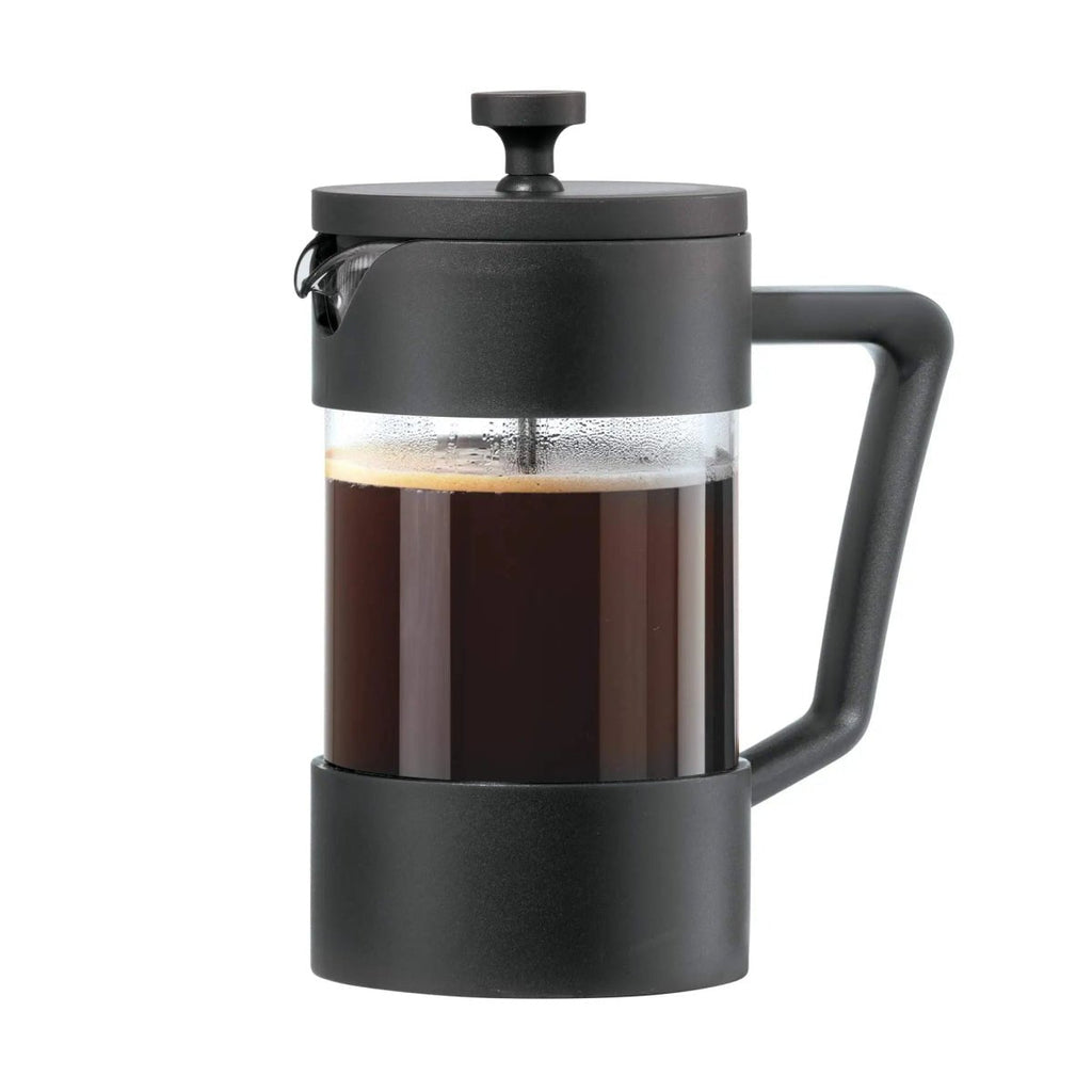 French Press Coffee Maker - Borosilicate Glass, Triple Filtration System 0