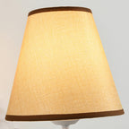 French Style 1-Light Wall Sconce - Elegant Iron Frame & Fabric Shade 7