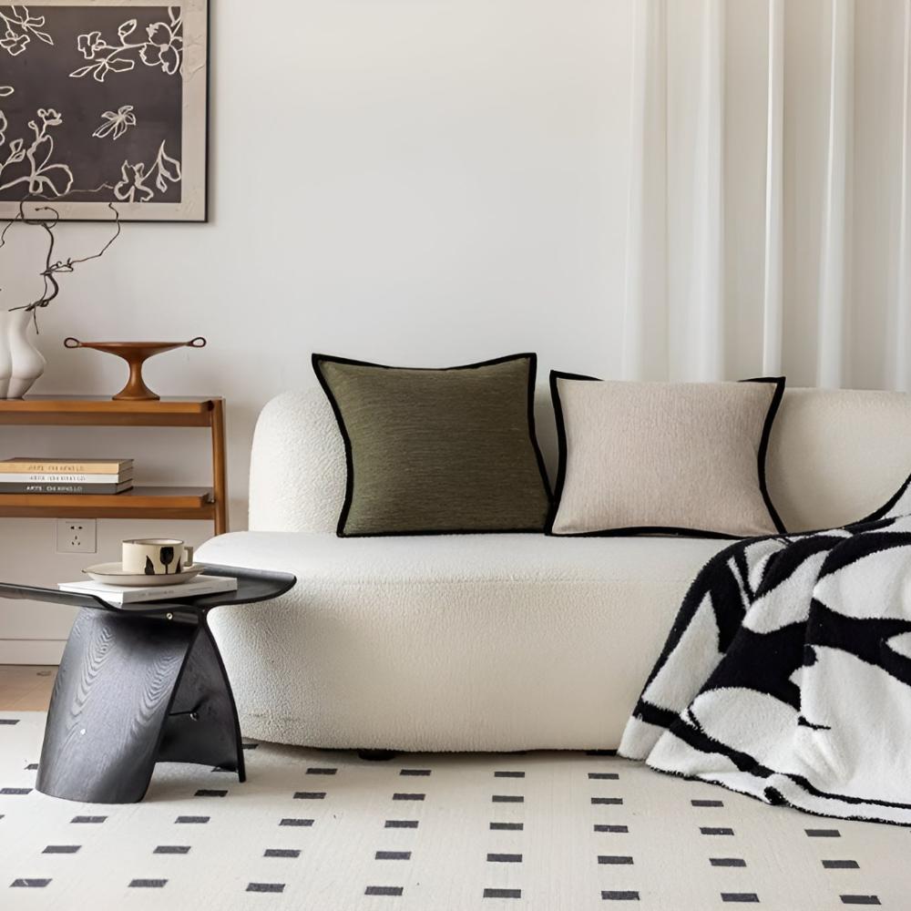 French Vintage-Inspired Cushion Covers - Elegant Jacquard Texture 18x18 4