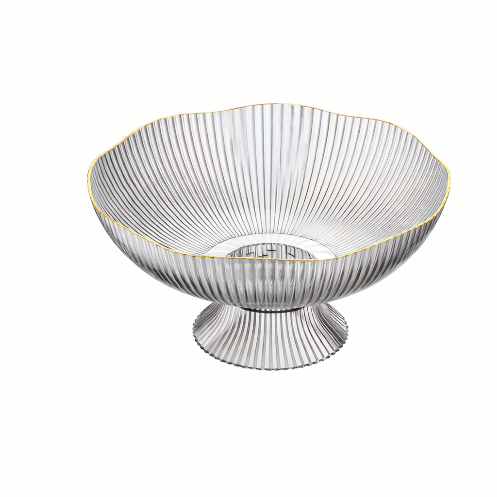 Fruit_Bowl_Plastic_Gold_Rim_Transparent_25_cm_Round_Elegant_Gold_Rim_Design_6