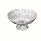 Fruit_Bowl_Plastic_Gold_Rim_Transparent_25_cm_Round_Elegant_Gold_Rim_Design_6