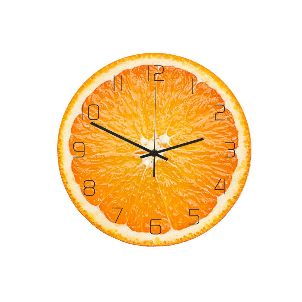 Fruit Fiesta Wall Clock - Colorful Kitchen Decor for Any Room 1