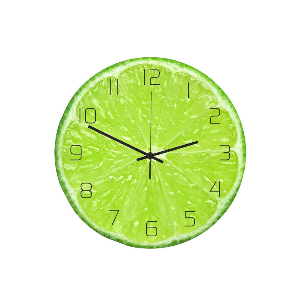 Fruit Fiesta Wall Clock - Colorful Kitchen Decor for Any Room 2