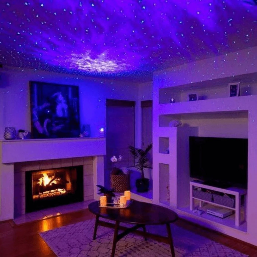 Galaxy Light Projector with Bluetooth Speakers – 21 Color Options, Remote Control Star Projector for Bedroom and Living Room 2