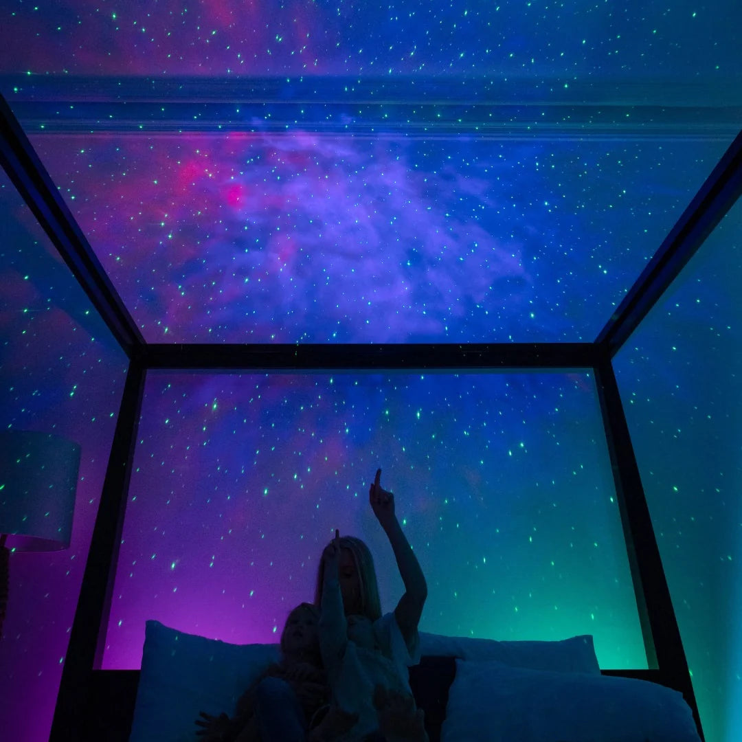Galaxy Light Projector with Bluetooth Speakers – 21 Color Options, Remote Control Star Projector for Bedroom and Living Room 7