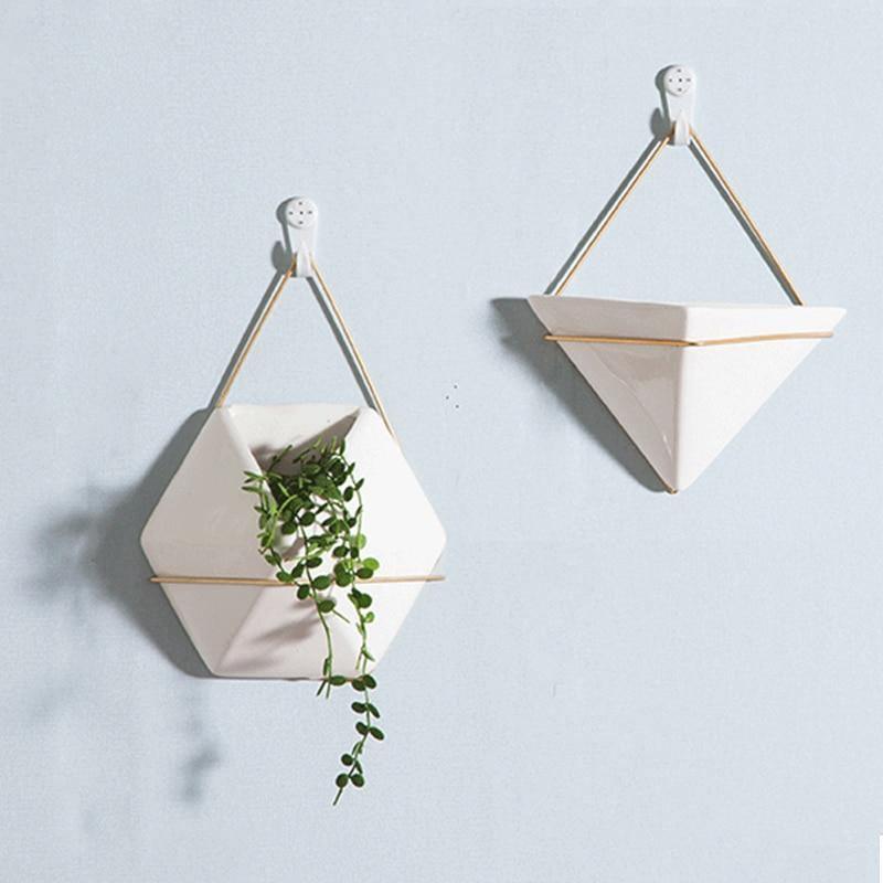 Geometric Glass Terrarium - Modern Display for Succulent Plants 1
