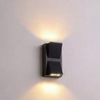 Geometric LED Wall Light - IP65 Waterproof Outdoor Sconce for Modern Spaces 0
