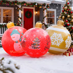 Giant Inflatable Christmas Ornaments - Durable Outdoor Holiday Decor 2