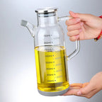 Glass Olive Oil Dispenser Bottle - Precise Measuring & Stylish Design 2