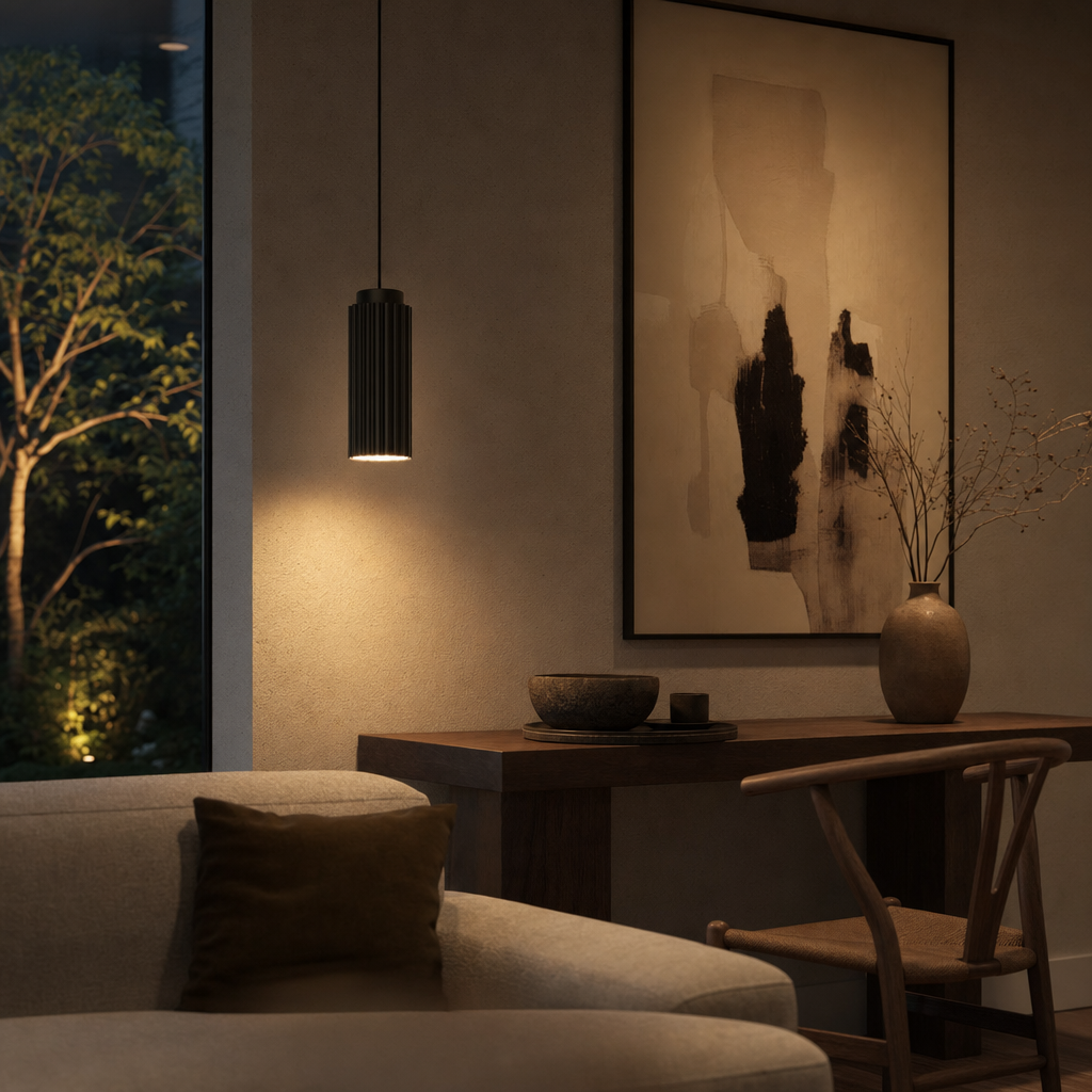 Glass Pendant Light - Elegant Design for Kitchen & Home 2