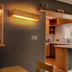 Glow Wall Sconce - Natural Wood Design with Warm LED Lighting 3