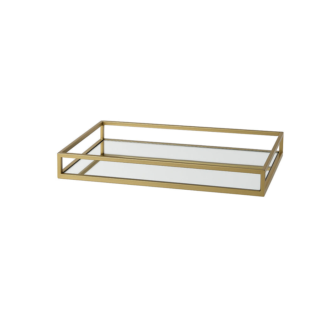 Gold Mirrored Cocktail Tray - Elegant Display & Versatile Serving 3