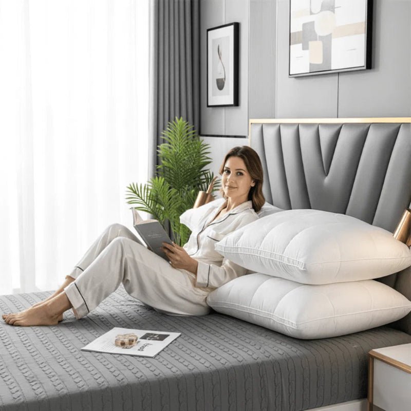 Goose Down Pillow - Soft, Hypoallergenic Support for Year-Round Comfort 2