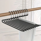 Goose Neck Z Pants Hanger Set - Durable Stainless Steel, Space-Saving Organizer 0