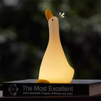 Goose Night Light - Soft Silicone Design with Easy Tap Control 0