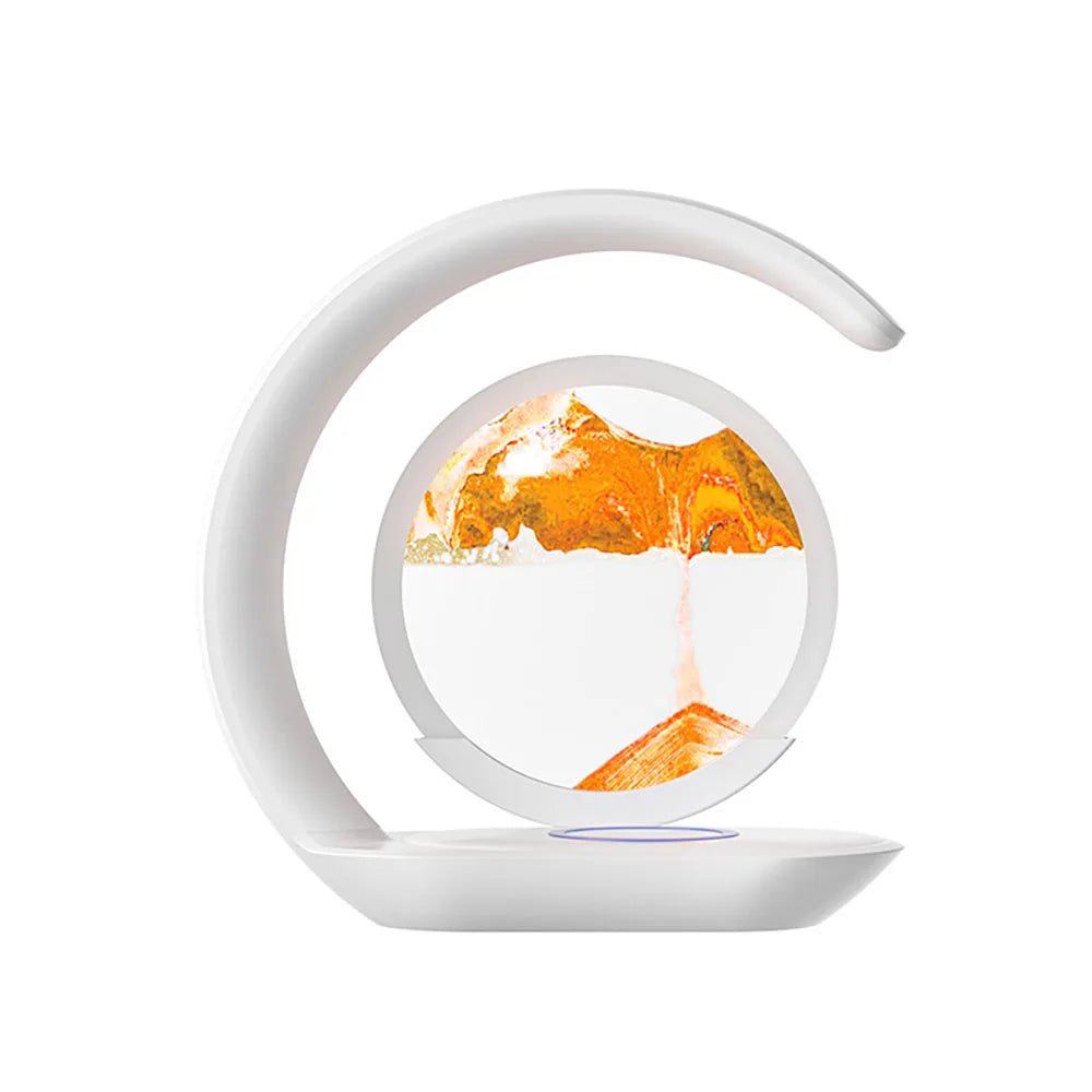 Gravity Lamp with Ambient LED Light and Wireless Charging – Modern Desk Decor and Centerpiece 4