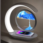Gravity Lamp with Ambient LED Light and Wireless Charging – Modern Desk Decor and Centerpiece 6