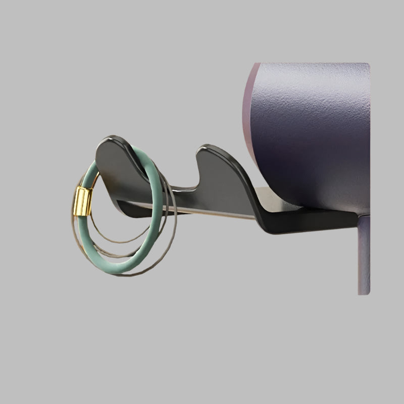 Hair Tool Organizer - Wall Mount Hair Dryer Holder with Heat-Resistant Design 4