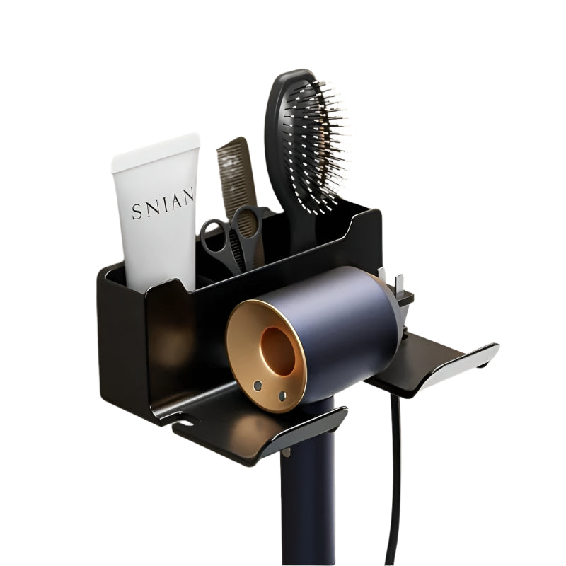 Hair Tool Organizer - Wall Mount Hair Dryer Holder with Heat-Resistant Design 6