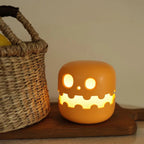 Halloween Pumpkin LED Night Light - USB Rechargeable, Adjustable Brightness 2