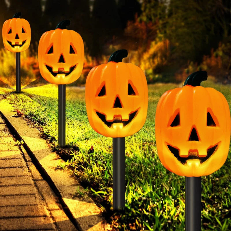 Halloween Solar Pumpkin Lights - Energy-Efficient Outdoor Solar Lights 7