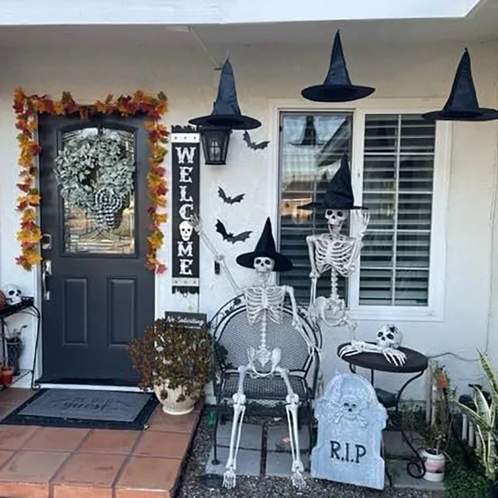 Halloween Witch Hat Decorations - Lightweight Indoor & Outdoor Décor 2