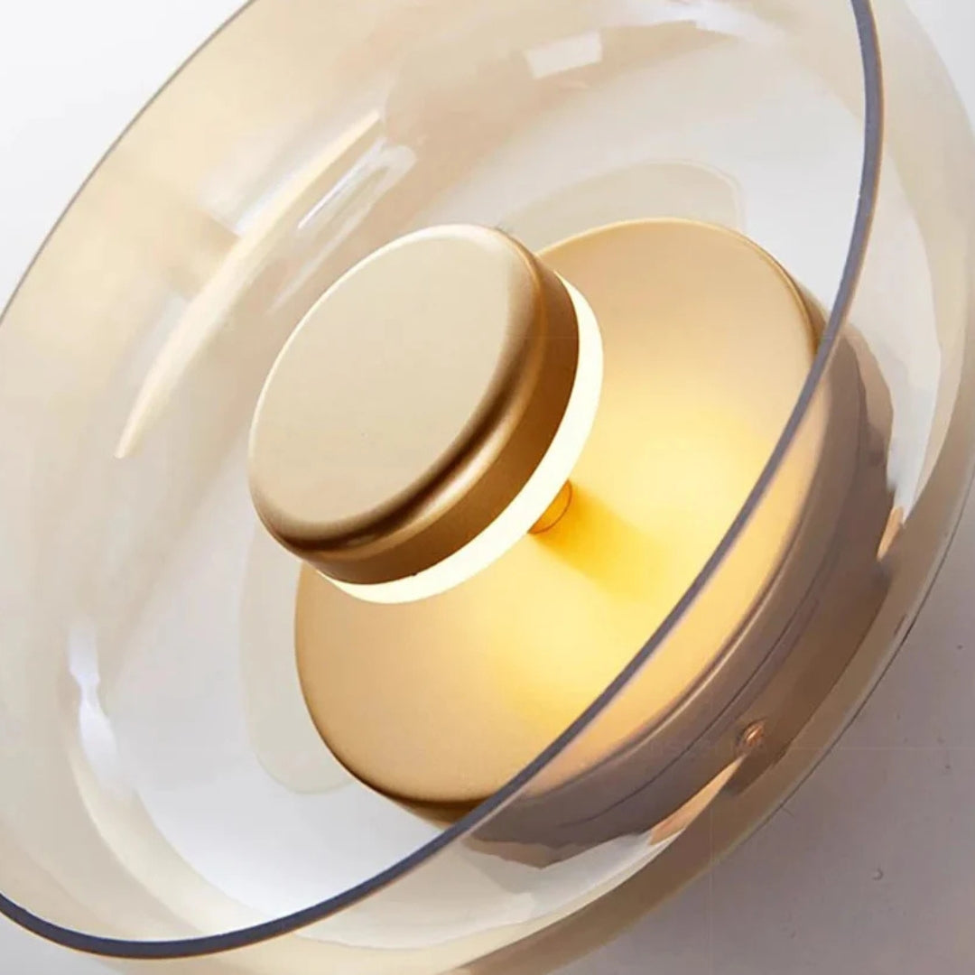 Halo Wall Light - Modern Sculptural Sconce with Layered Glow 3
