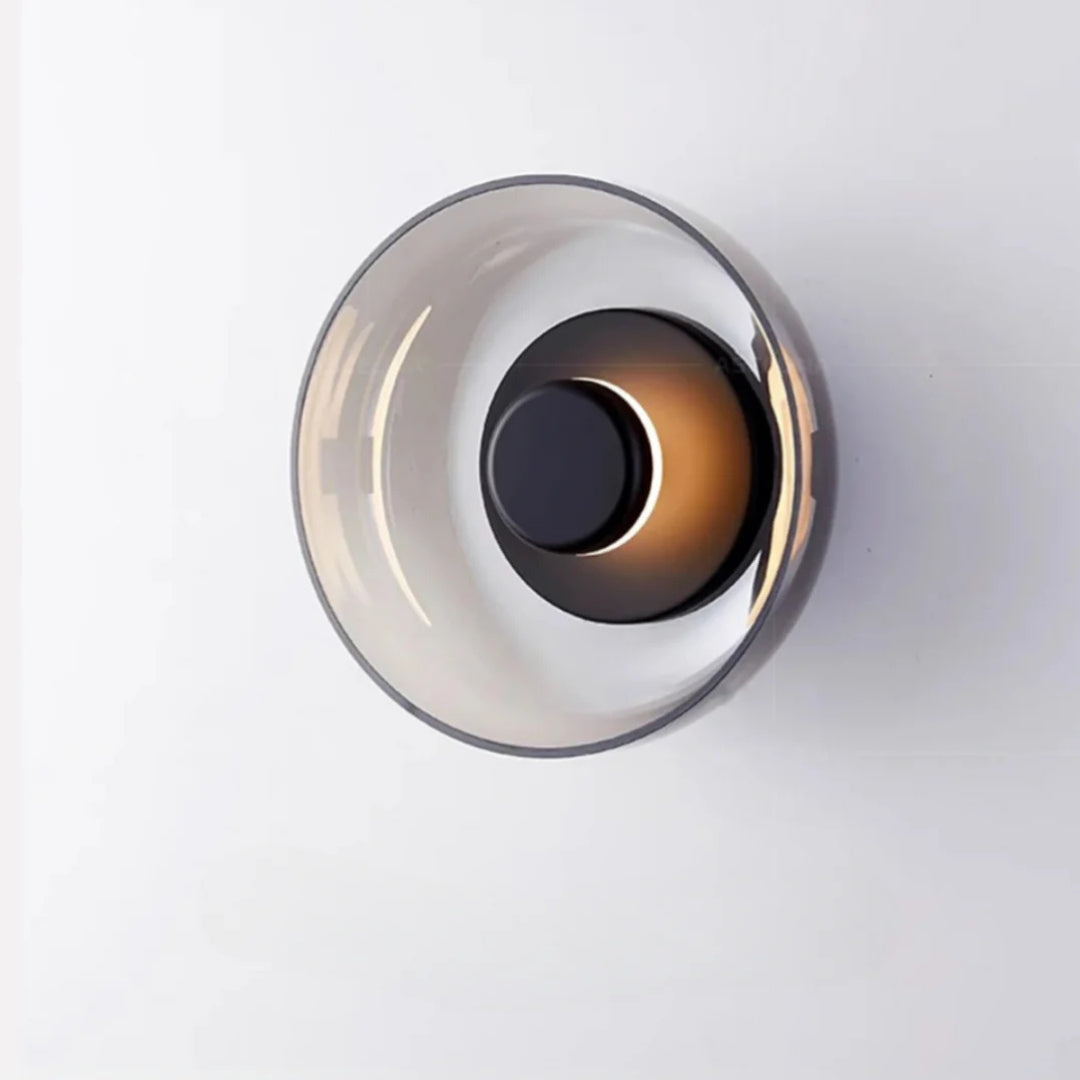 Halo Wall Light - Modern Sculptural Sconce with Layered Glow 5